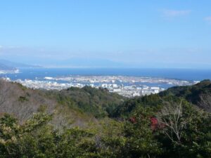 清水港が見渡せます。